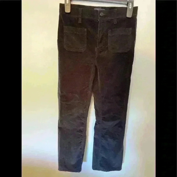 J.Crew/Jeans velvet crop pants - Picture 1 of 3